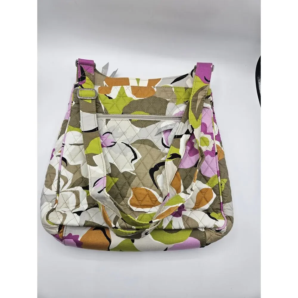 Vera Bradley Portobello Road Crossbody‎ Retired Pattern Purple Green Floral